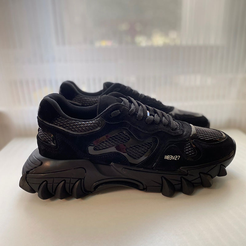 

Black Sneakers Mens shoes Womens Lovers Featured Cat Claw Shoes Panel Contrast Upper Sheepskin Daddy Shoes Comfort Fit Elevated Shoes Size: 35-46