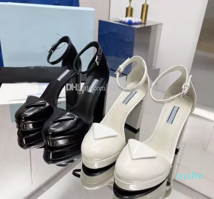 

Dress Shoes heels muller 9 11cm women's dress shoelaces fashion Princeton slippers black and white casual sizes 35-41, 1#