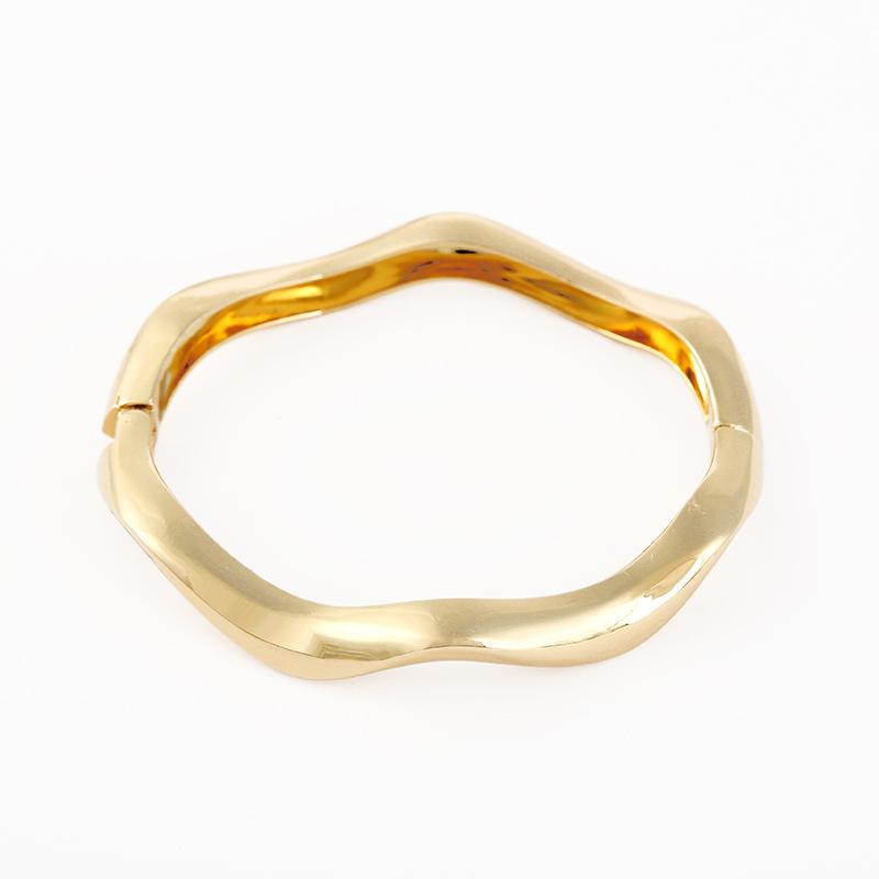 

Bangle Fashion Wave Shape Simple Women Jewelry GiftBangle
