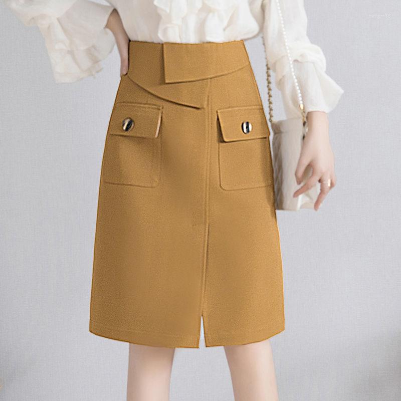 

Skirts Spring Suit Half Skirt Design Sense Small Women 2023 European Long Fashionable Casual Female, Black