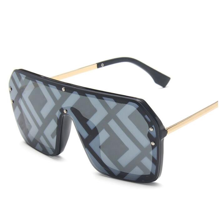 

Designer sunglasses mens eyeglasses PC lens full frame UV400 sun proof womens fashion glasses luxury printing F oversize Adumbral for beach outdoor AAA168