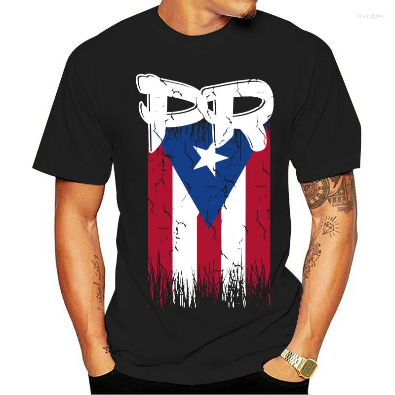 

Men's T Shirts Shirt 2023 Puerto Rico Flag Tee Short Sleeve Custom Printed, White