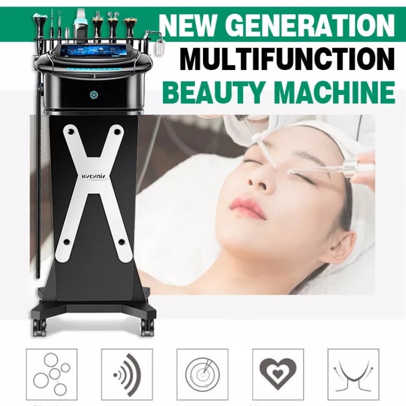 

11 in 1 Multifunctional Facial Pore Deep Cleaning Electric Dermabrasion Facial Oxygen Machine Exfoliating Stains Hydro Aqua Synthesizer Skin Care