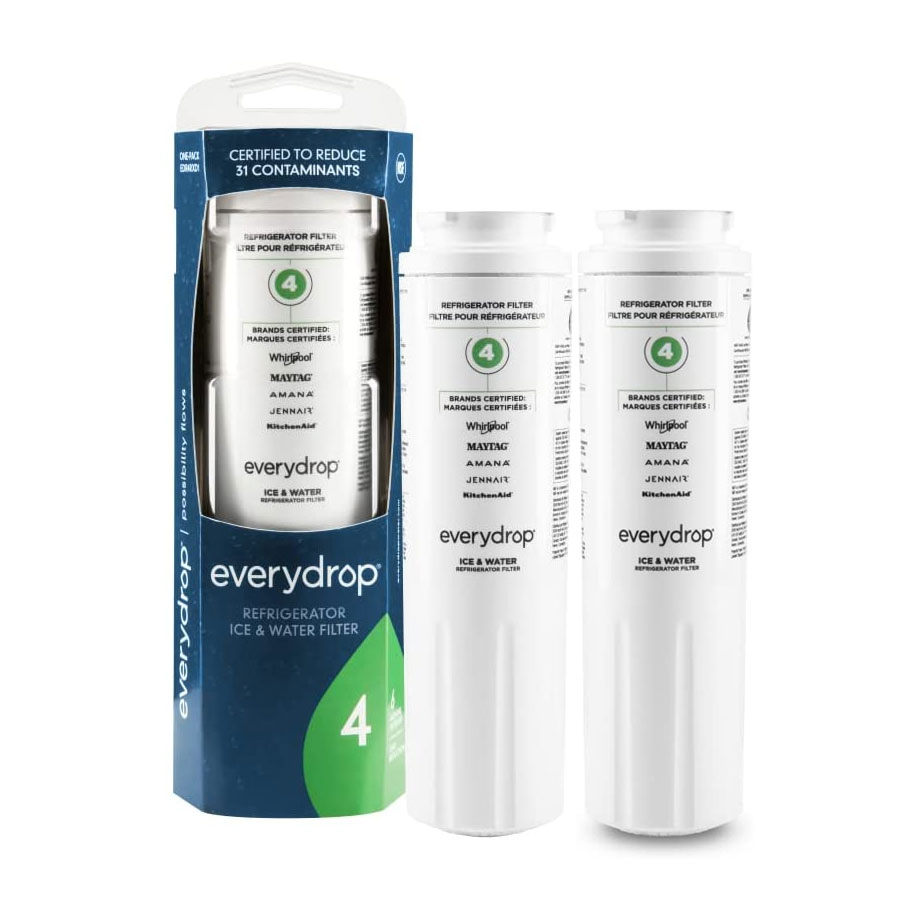 

Everydrop EDR4RXD1 Whirlpool Refrigerator Water Filter 4 (2 Pack)