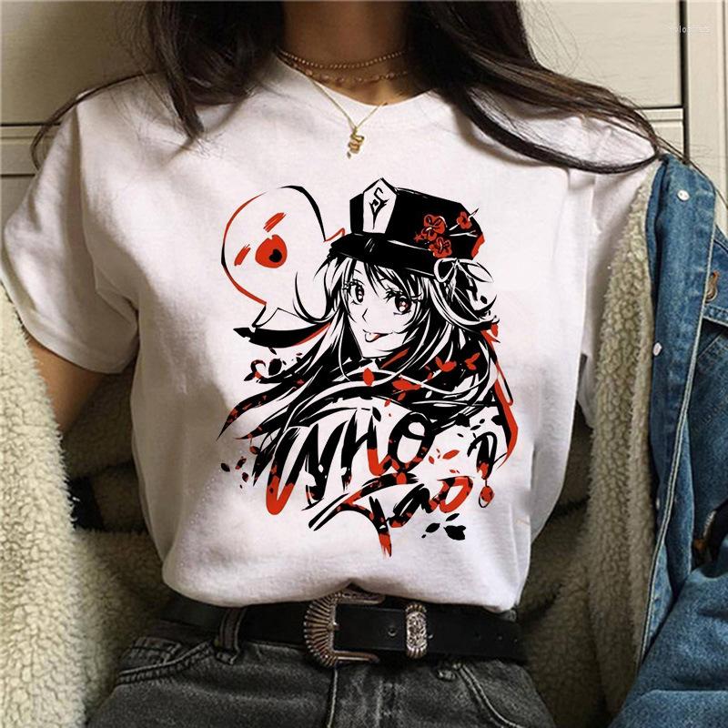 

Women's T Shirts Genshin Impact T-Shirt Women's Kawaii Hu Tao Graphic Harajuku Xiao Kaedehara Kazuha Short Sleeve Unisex Hip Hop Top, Black
