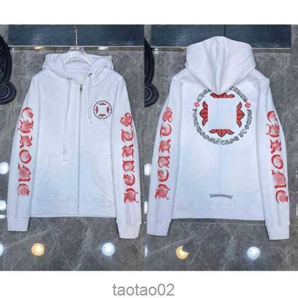 

Men's Hoodies Sweatshirts Classic Luxury Jackets Fashion Brand Ch Zipper Men Pullover Hooded Sanskrit Loose Jac S18l47