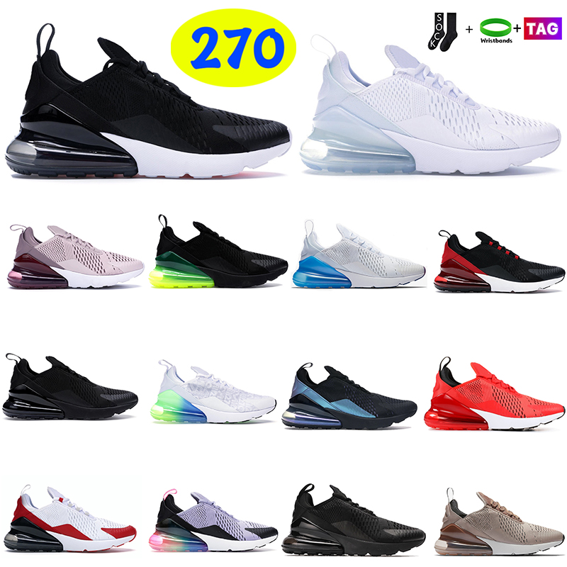 

Designer 270 Running Shoes mens 270s triple black white metallic gold 27C barely rose spirit teal Throwback Future tea berry habanero red men women Sneakers, #29-pure platinum