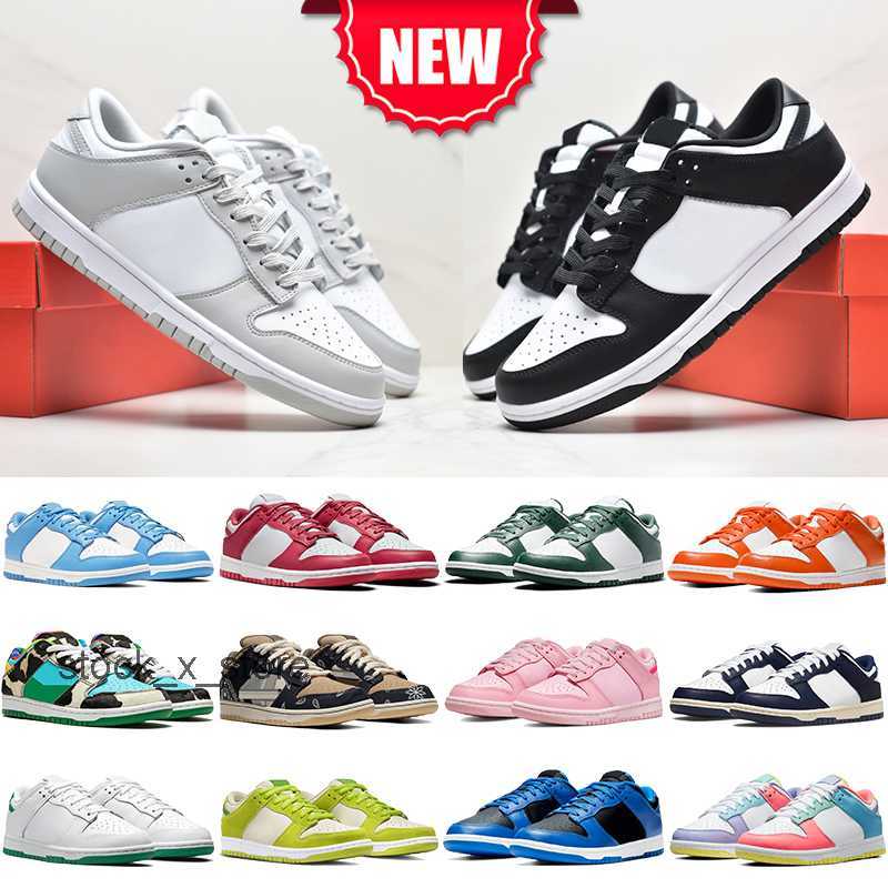

New dunks mens casual shoes white black panda grey fog UNC coast vintage navy triple pink chunky dunky cactus easter university gold low men, 27 chlorophyll