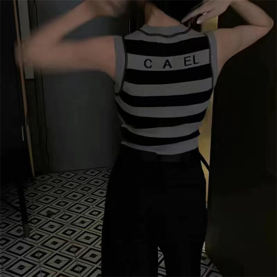 

2023women's cami designer luxury knitwear vest For Women summer fashion vests high-quality Classic Casual summer Vests Coat, 6/cha1nel
