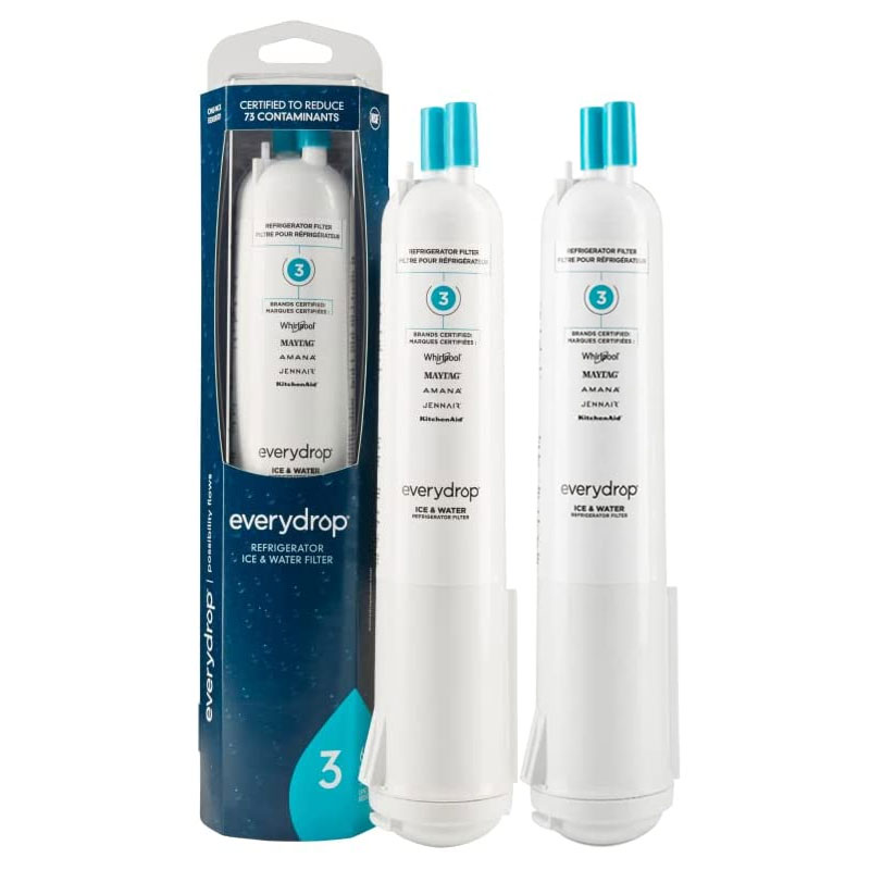 

Everydrop by Whirlpool EDR3RXD1 Refrigerator Water Filter 3 (2 Pack)