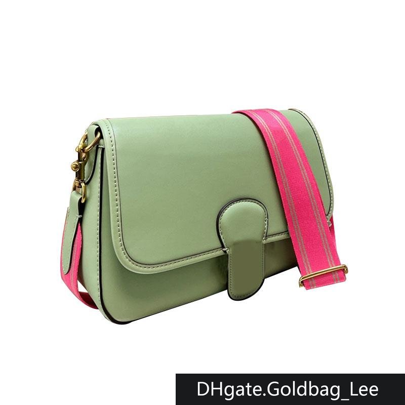 

Soft Tabby Axillary Bags 2 Straps Handbags Flap Crossbody Bags Plain Shoulder Bag Purse Wallets Distressed Gold Hardware Letter Metal Buckle Removable Strap, Just a box