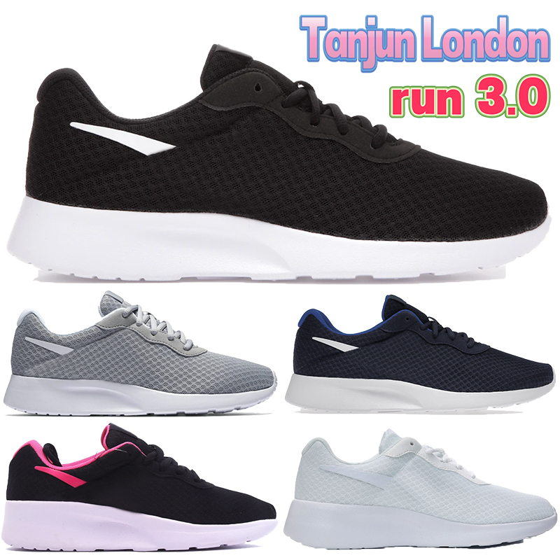 

Tanjun London run 3.0 running shoes mens designer sneakers Triple Black white Wolf Grey Midnight Navy sport red Fuchsia fashion outdoor men women sports trainers