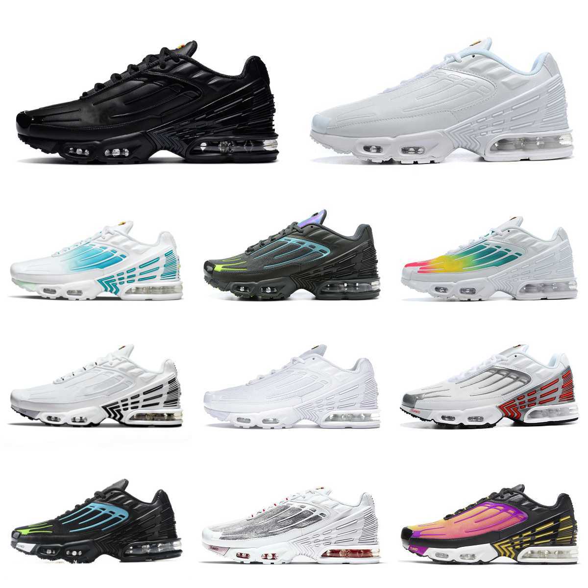 

2023 Tn Plus 3 Tuned Men Sports Shoes Discount III 3s Laser Blue White Aquamarine Obsidian Hyper Violet Deep Parachute Black Red Triple Black Leather Trainer Sneakers, Please contact us
