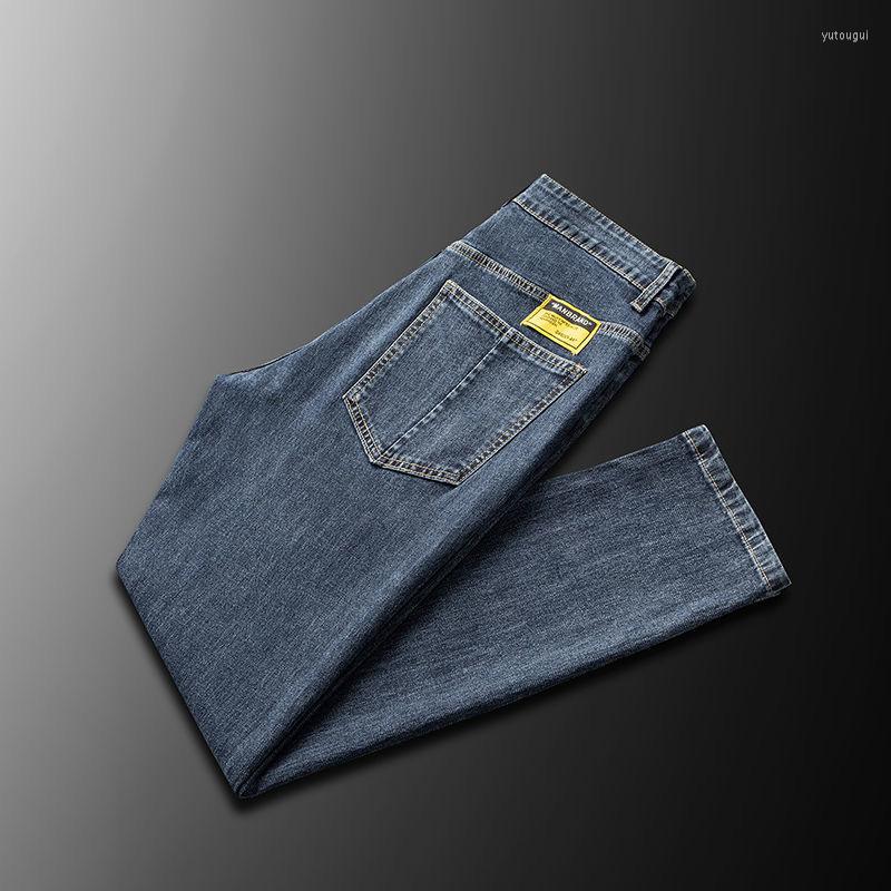 

Men's Jeans End High Quality Men's Versatile Loose Straight Elastic Pants Spring And Summer 2023 Simple Washing Casual, Black