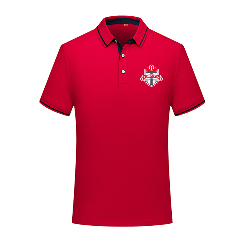 

Casual Toronto FC Polos Summer Men Business Fashion Top Men's sports Run Short Sleeve soccer Polo Shirts football training PoloShirt Asian Size S-6XL, Fruit green