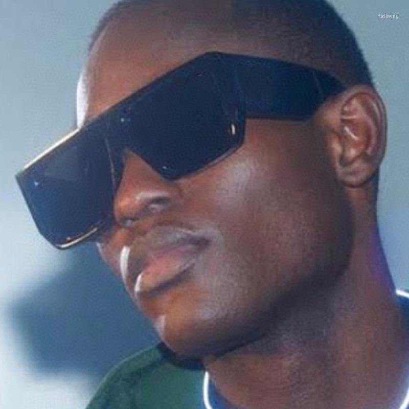

Sunglasses HKNA Oversized Men Square For Women Hip Hop Sun Glasses Vintage Masculino