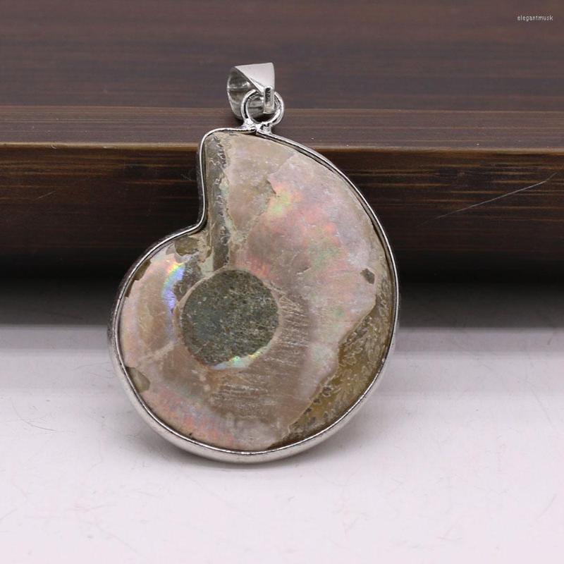 

Pendant Necklaces Charms Natural Flash Labradorite Snails Stone For Women Making Jewerly DIY Necklace Bracelet Accessories Gift