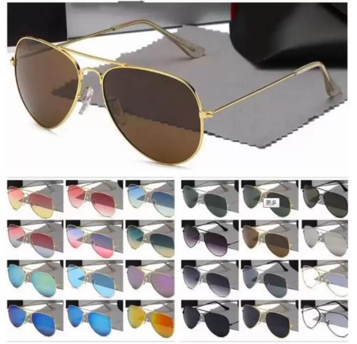 

Brand Retro Sunglasses Rale Ban Designer Glasses Men's and women's same model R3025 Metal frame designer sunglasses for women