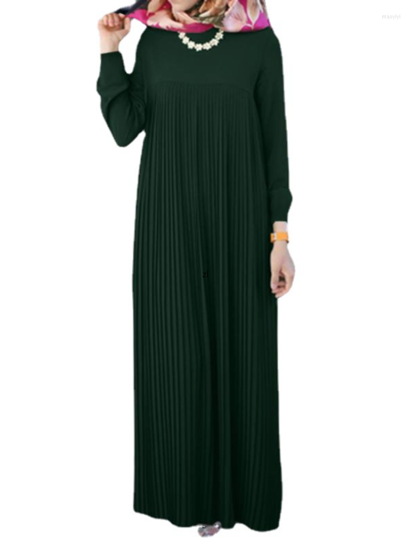 

Ethnic Clothing Morocco Party Dress Women Muslim Abaya Turkey Dubai Ramadan Pleated Kaftans Evening Long Dresses Robe Eid Vestidos Abayas