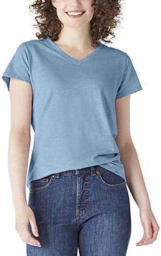 

Women's short white t shirts summer v-neck t-shirt womens cute tees loose teacher short sleeve tshirt topsCXUD, Peach camo