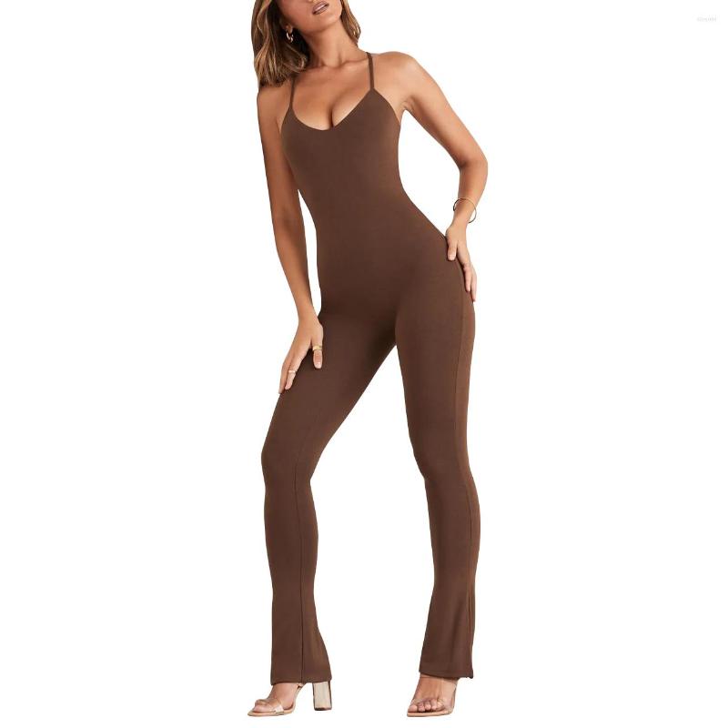 

Active Sets Women Soft Comfort Quick Dry Exercise Bodysuit Compression Tracksuits Solid Color Women' Display Height Sports Gym Jumpsuit, Black