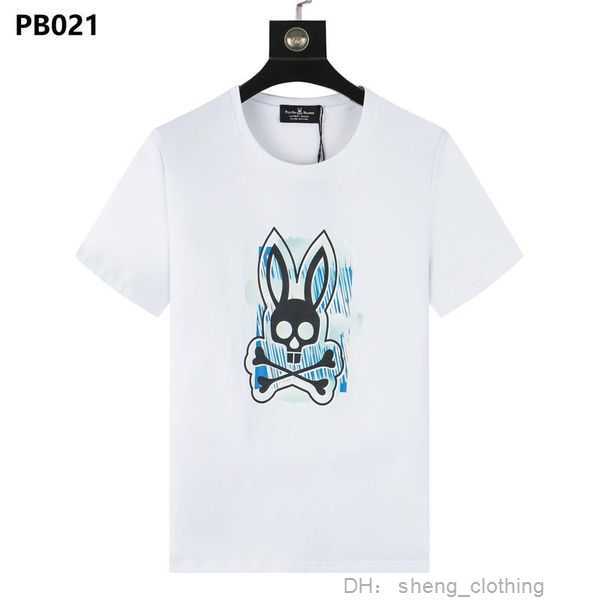 

Men's T-shirt Psycho Bunny Fashion Letter Casual Summer Short Sleeve Women's Clothing Asian Size -3xl #02 1 TGQ0, Customize