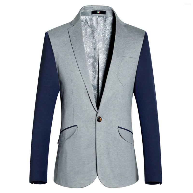 

Men's Suits Men's Autumn And Winter Leisure One Button Business Suit Jacket 3 Piece Mens Slim Fit, Grey
