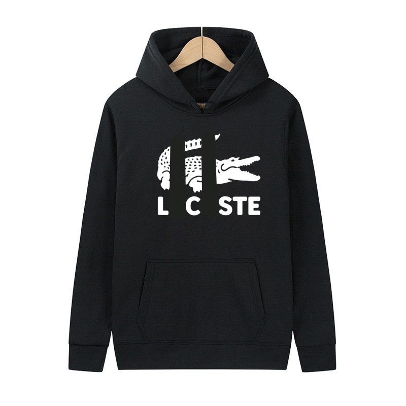 

15 colors france fashion design crocodile womens mens plus size sweaters sweatshirts classic unisex casual hoodie hooded sweater crewneck long sleeve sweatshirt, Gray