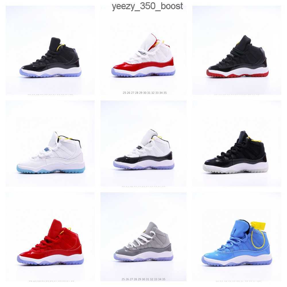 

kids baby Big Kid basketball shoes 11 11s XI Cherry Bred Cool Grey Concord Unc Win Like for toddler Boys Girls Children Youth Junior Sneaker J77P, #01