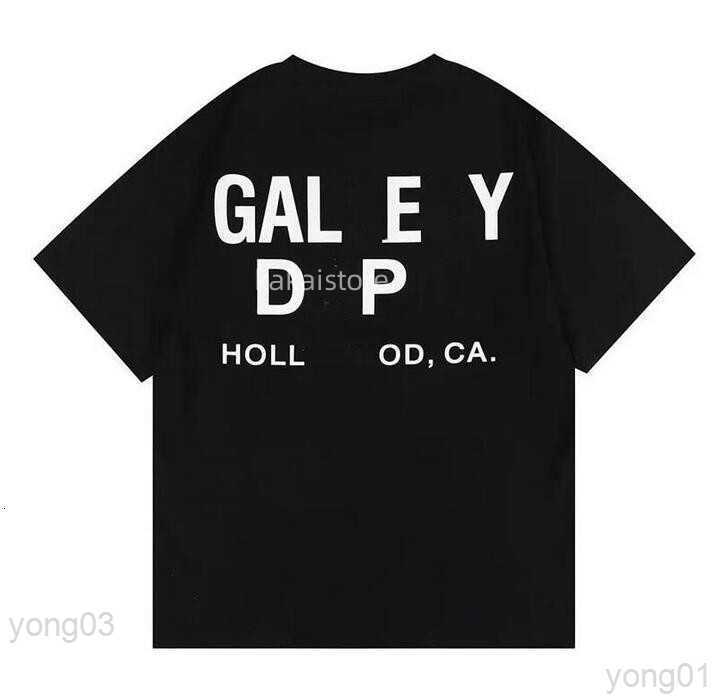 

T-shirts Men's Galleryes Depts Designer Summer Gallary Shirt Alphabet Printed Star Same Round Neck Short Sleeve T-shirt for Men and