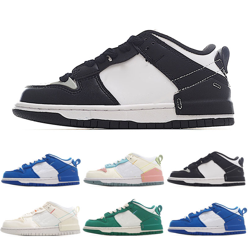 

2022 Chunky Kids Shoes Sports Outdoor UNC Black And White Boys Girls Casual Fashion Sneakers Walking Toddler Sneakers 20-35, With socks