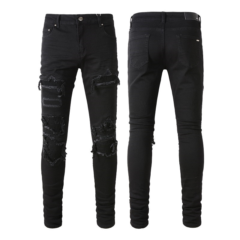 2023 New Arrivals Mens Luxury Designer Denim Jeans Holes Trousers Jean Amiris amirs COOLGUY Biker Pants Man Clothing #8569