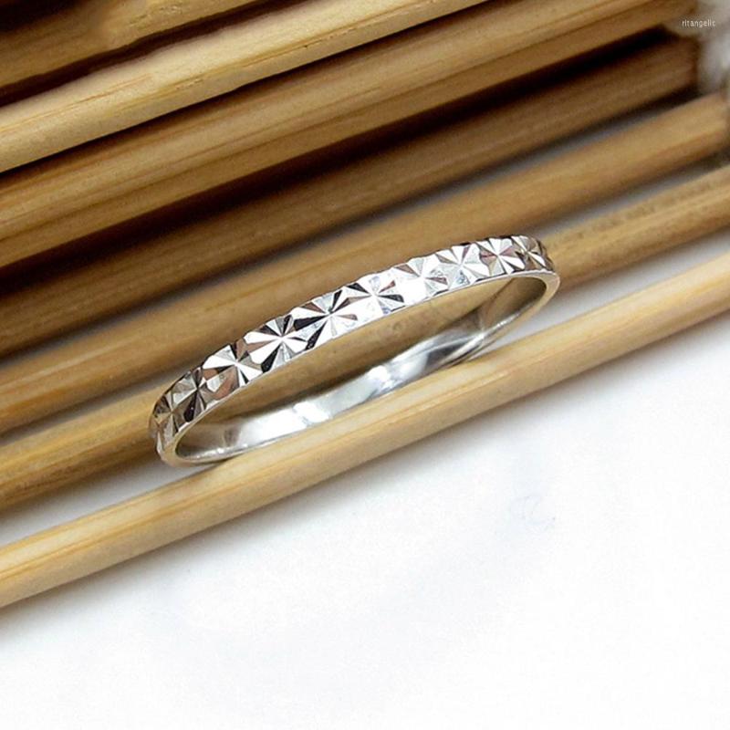 

Cluster Rings Fine Pt950 Platinum Woman Ring Lucky Full Star US6 1-1.2g Gift