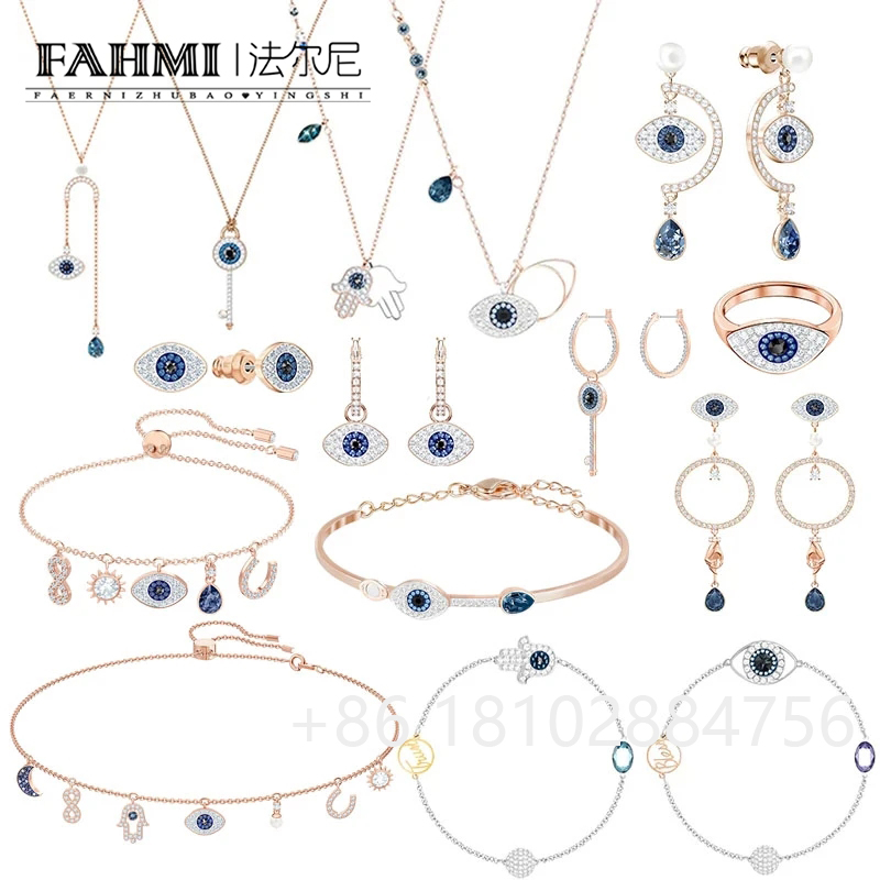 

Fahmi SWA Original Boho Bracelet For Women Evil Eye Bracelet Luxury Jewelry Evil Eye Charms For Jewelry Making Wholesale Jewelry Suit