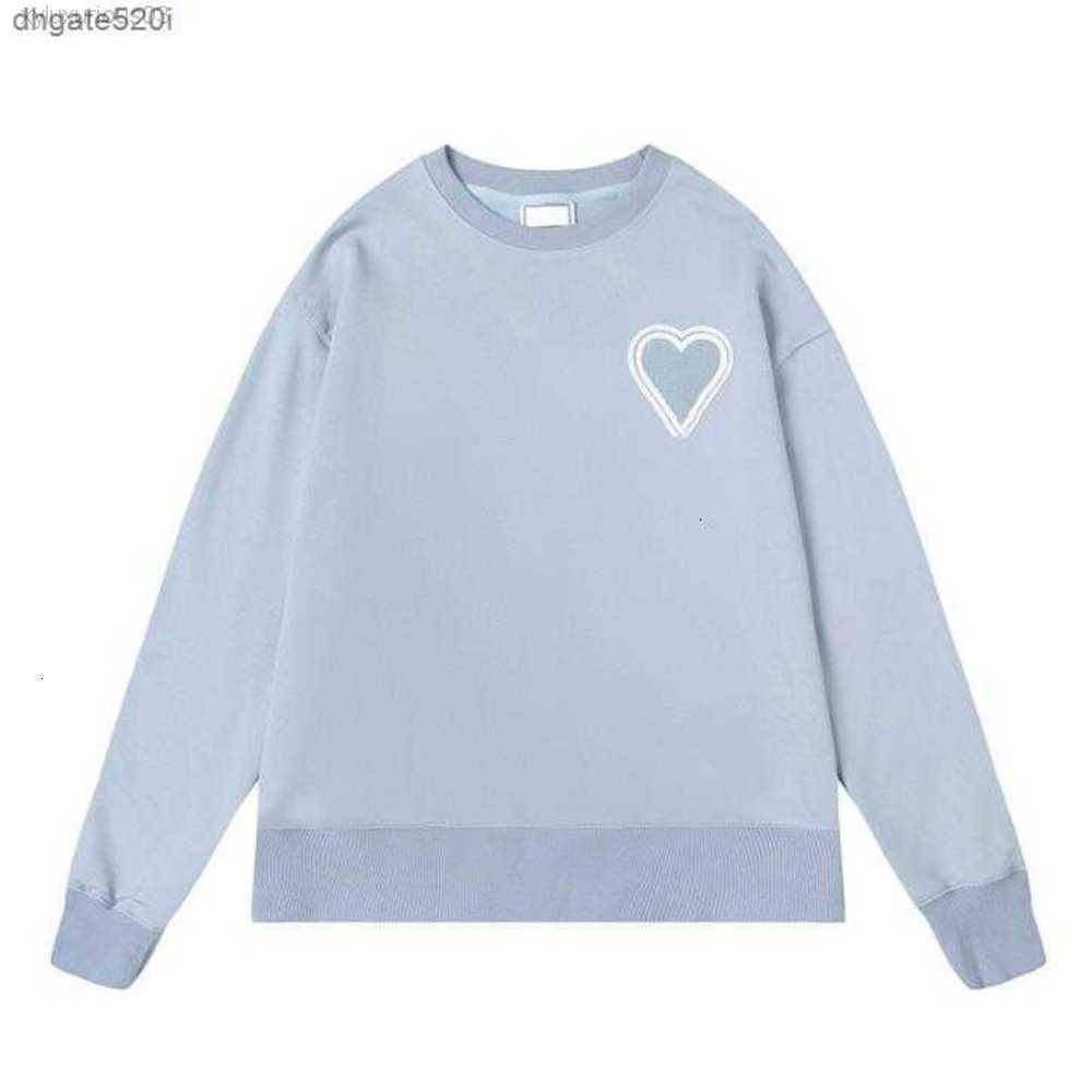 

Male and Female Designers Amis Paris Hooded Highs Quality Sweater Embroidered Red Love Winter Round Neck Jumper Couple Sweatshirts Pmq2zs
