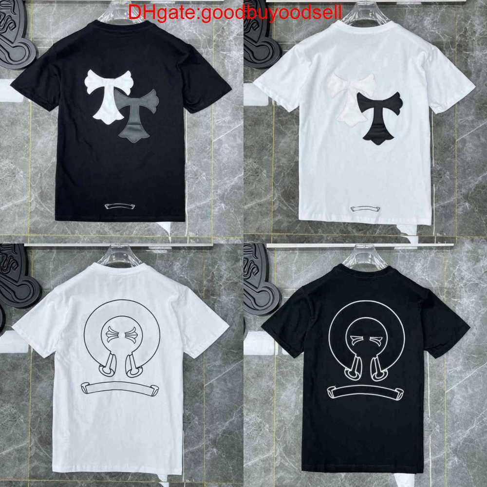 

Classic Men's Heart Luxury t Shirt Ch Brand Tops Tees Men Women Sanskrit Letter Chromes Sweatshirts Short Sleeve Horseshoe Designer Couple 5SMG, 21