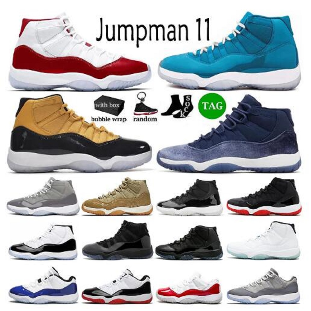 

Woman Jumpman 11 11s Men Basketball Shoes Cherry Cool Grey Midnight Navy 25th Anniversary Concord Bred Low 72-10 Legend Blue Mens Women Trainers Sport Sneakers, Color 30