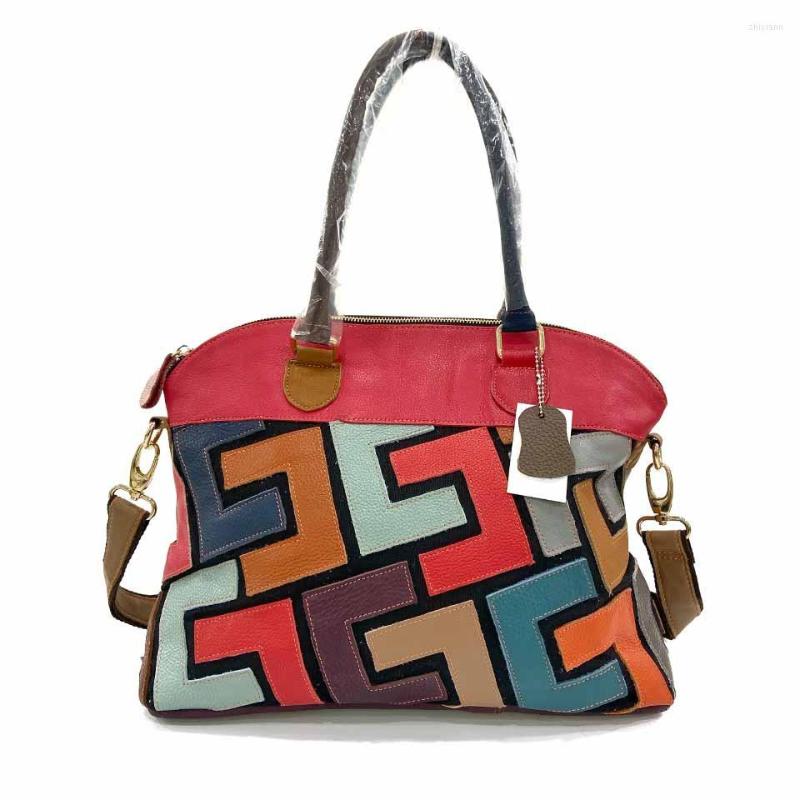 

Evening Bags Bag Female Factory Direct Sales Women's 2023 Genuine Leather Portable Crossbody Sheepskin Fashion Large Totes, Multicolor