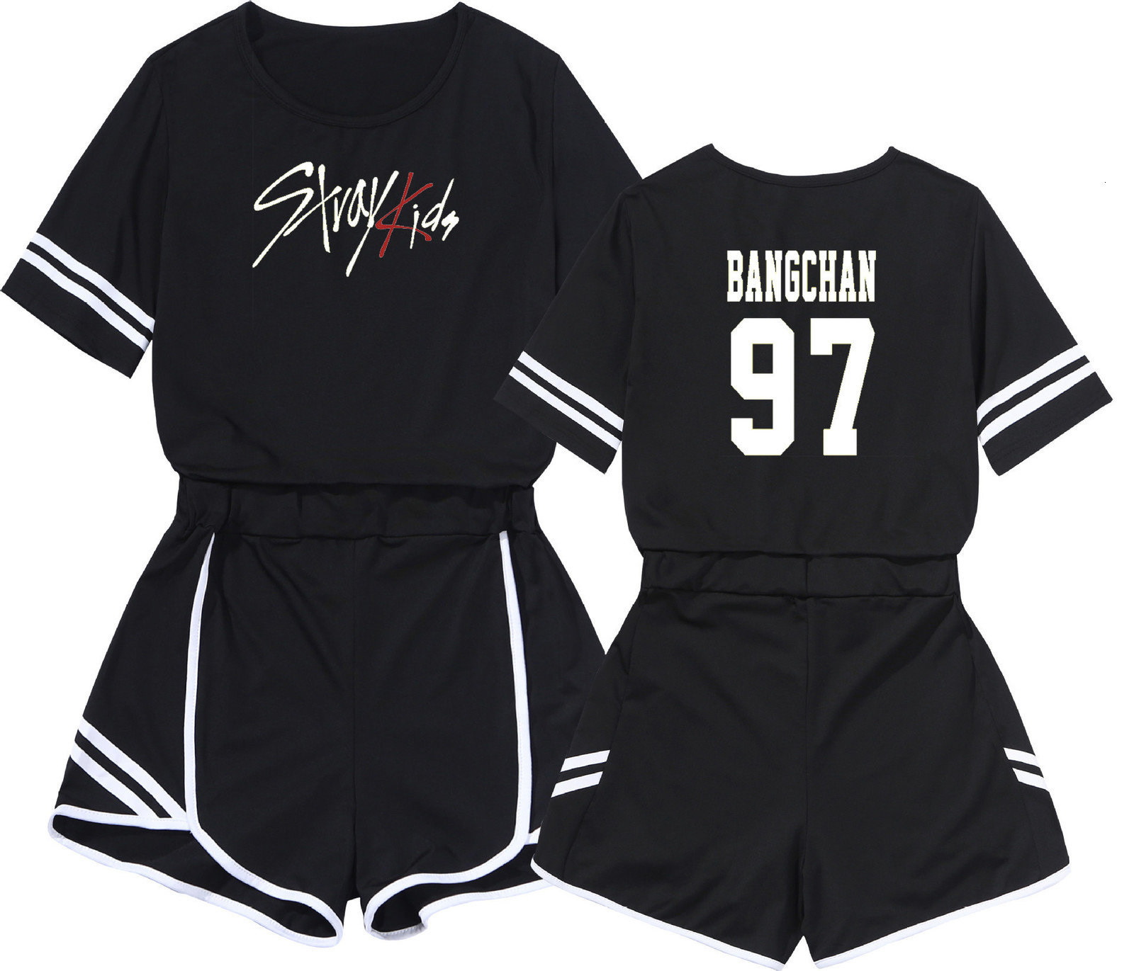 

Women's Two Piece Pants Two Piece Set Women Straykids Pity Twinset Motion Suit Suit-dress Leisure Time Self-cultivation Short Skirt Stray Kids 230316, Str-2