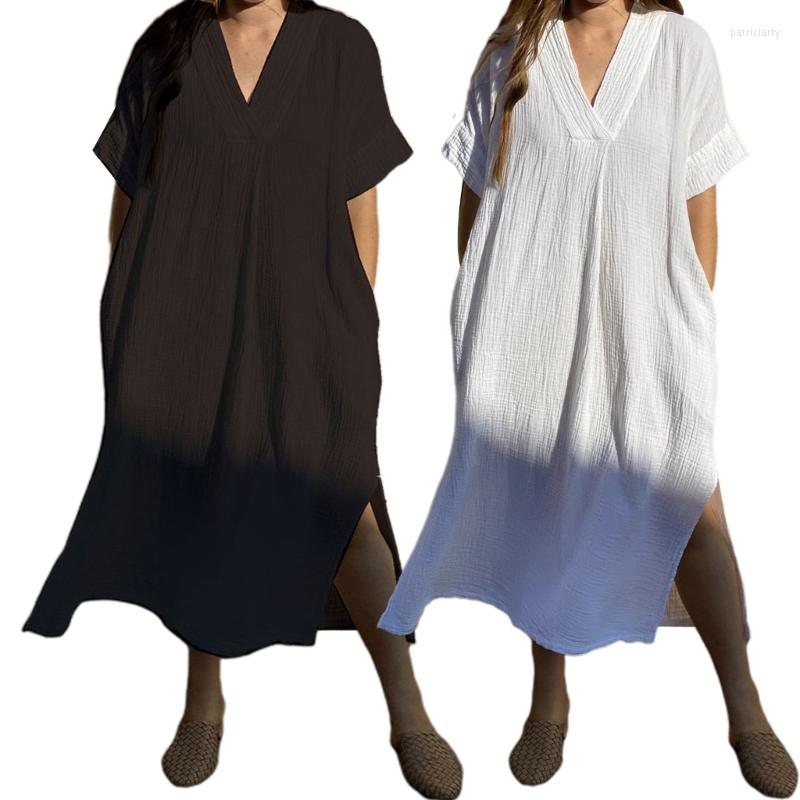 

Women's Swimwear Sexy Beach CoverUp Long Dress Swimsuit Caftan, Black