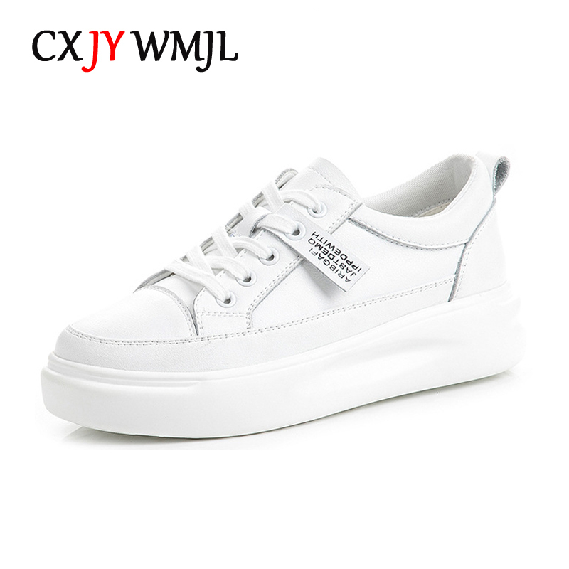 

Dress Shoes Big Size Women Sneakers Autumn Leather Light White Sneaker Female Platform Vulcanized Shoes Spring Casual Breathable Sports Shoe 230316, Beige