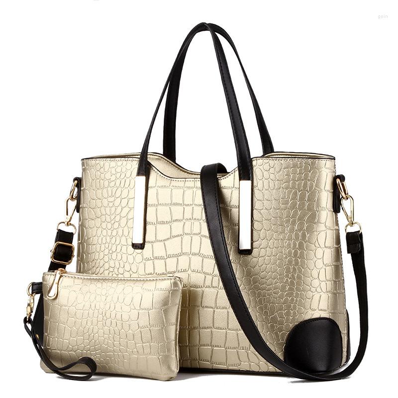 

Shoulder Bags Autumn Two-piece Large-capacity Handbag Women's Simple Fashion Messenger Bag, Red