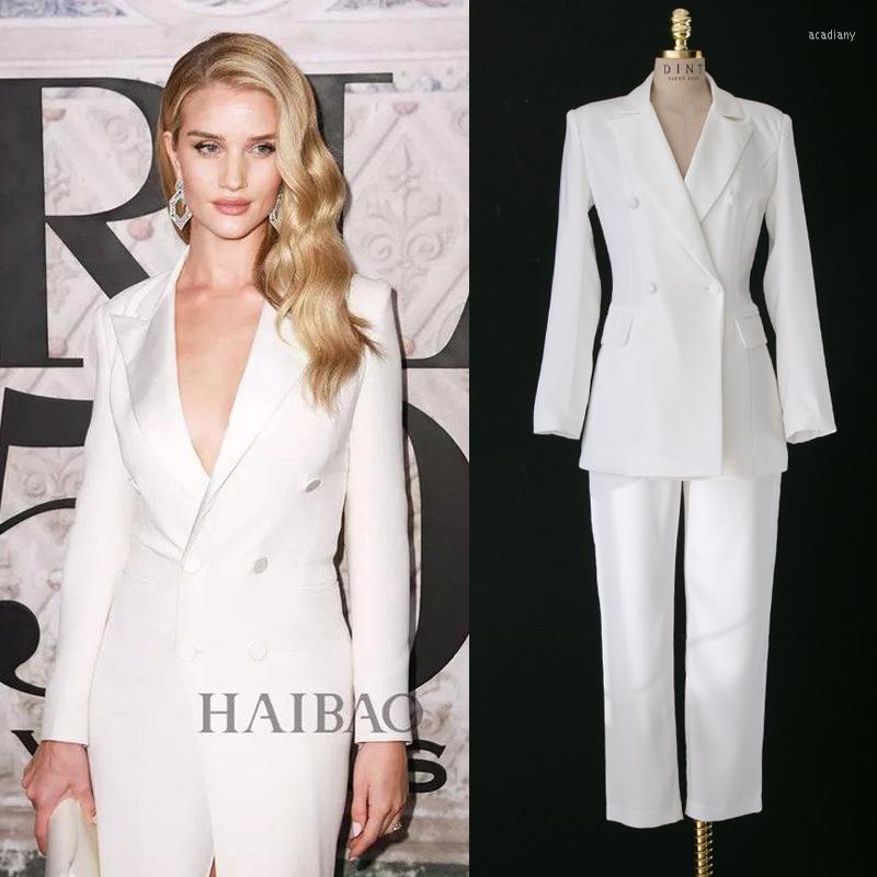 

Women's Two Piece Pants Small Suit Women Free And Easy Slim Temperament Coat Spring Autumn Fashion White-collar Professional, Black