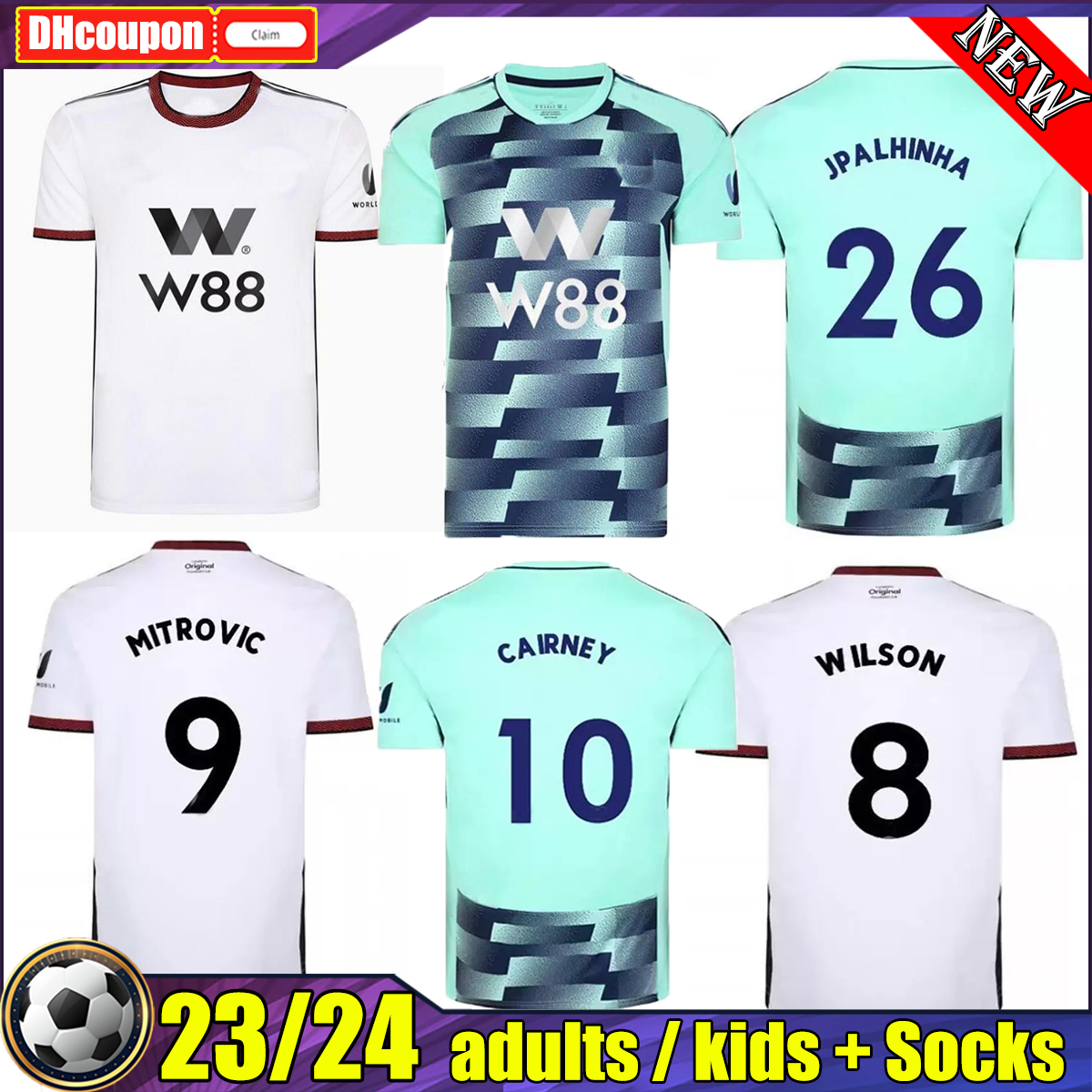 

22 23 KEBANO Home away SOCCER JERSEYS CAIRNEY Mitrovic 2022 2023 WILSON MUNIZ J. Palhinha ROBINSON men kids kit FOOTBALL shirts Uniform tops Camisetas De Futbol Fulham, 05