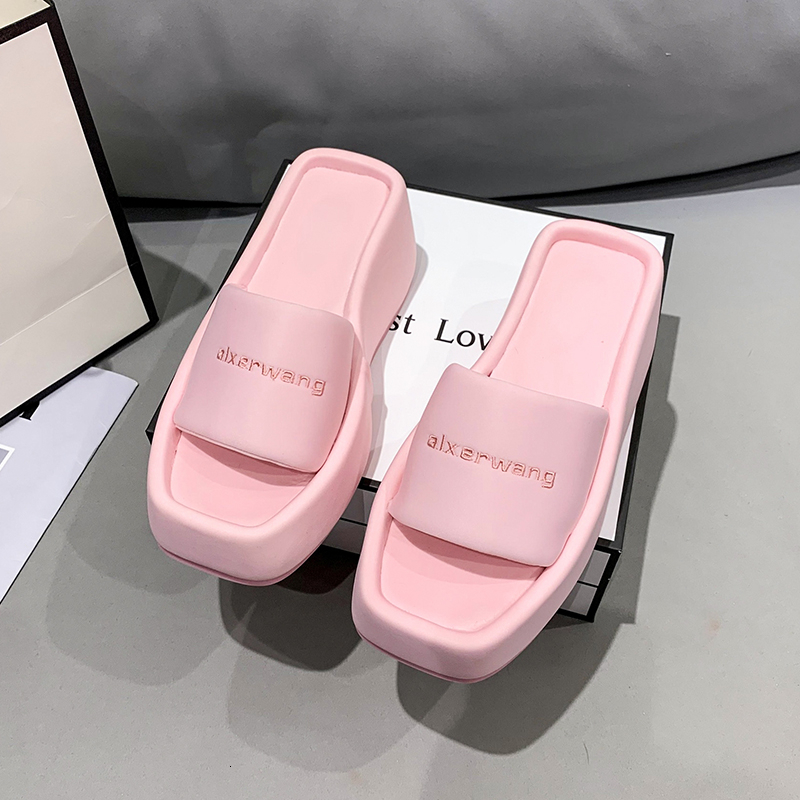

Slippers Slip Slides Flip Flops Female Slides Softsoled Platform Women Sandals Slippers Summer Indoor Sandals Women Shoes Zapatos Mujer 230316, Black