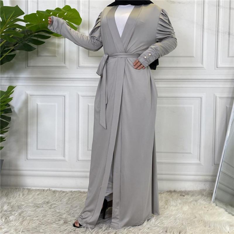 

Ethnic Clothing Eid Mubarak Open Abaya Ramadan Muslim Dress Kaftan Dubai Abayat Jilbab Khimar Islam Abayas Women Robe Femme Musulmane