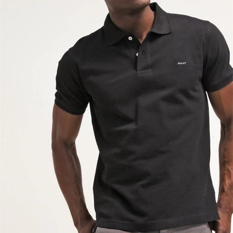 

Men's Polos Quality Gan Top Men's Short Sleeve Polo Shirts Summer Cotton Casual Polo Shirt Men Fashion Homme Shield Embroidery 230316