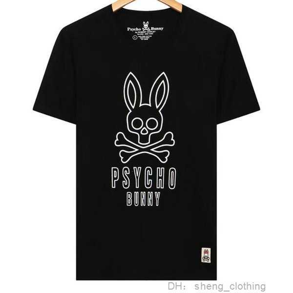 

Men's Mens Designer Casual t Shirt Fashion Polos Summer Slim Psycho Bunny Print 100% Cotton Short Sleeve Crewneck Top Tee -xx 2 JB5Q, Customize