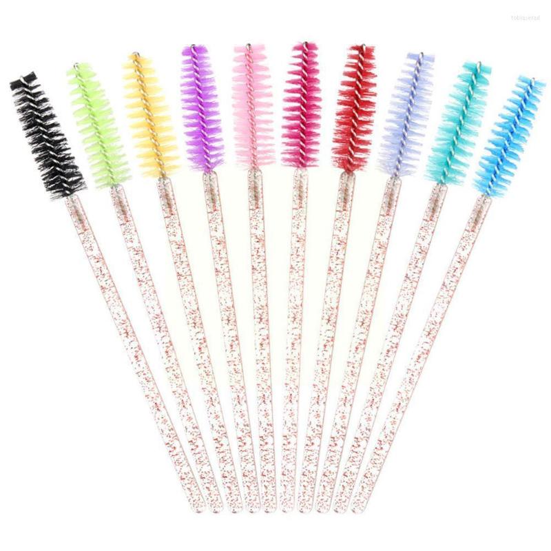 

Makeup Brushes Disposable Brush Barrel Eyelash 100 Beauty Pack Color Tool Crystal J8I1