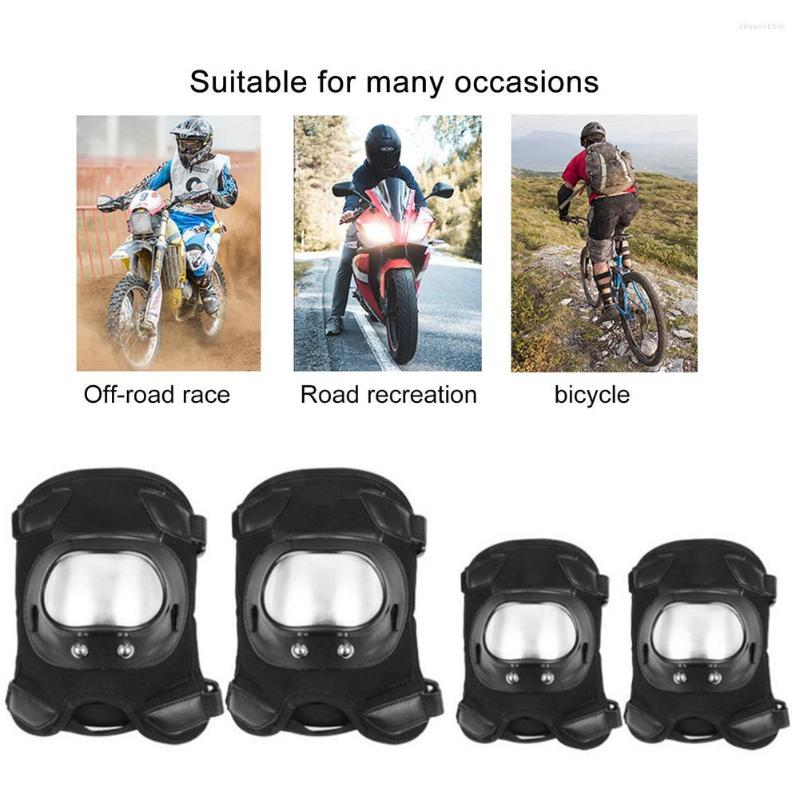 

Motorcycle Armor Black Knee Pads Women Elbow Protector Moto Riding Motorbike Protective Gears Motocross Guards Men